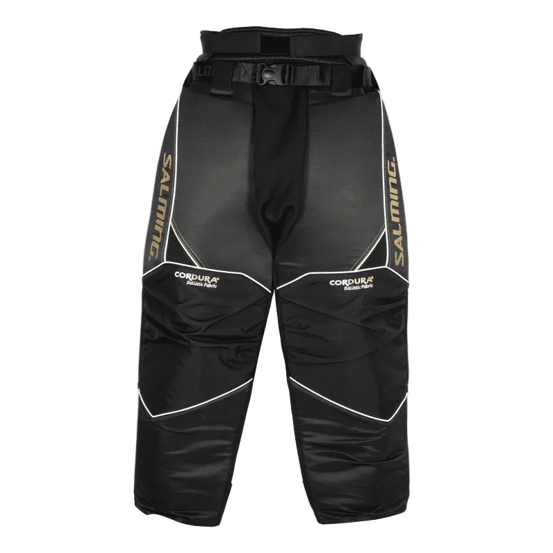 Svarta och vita målvaktsbyxor