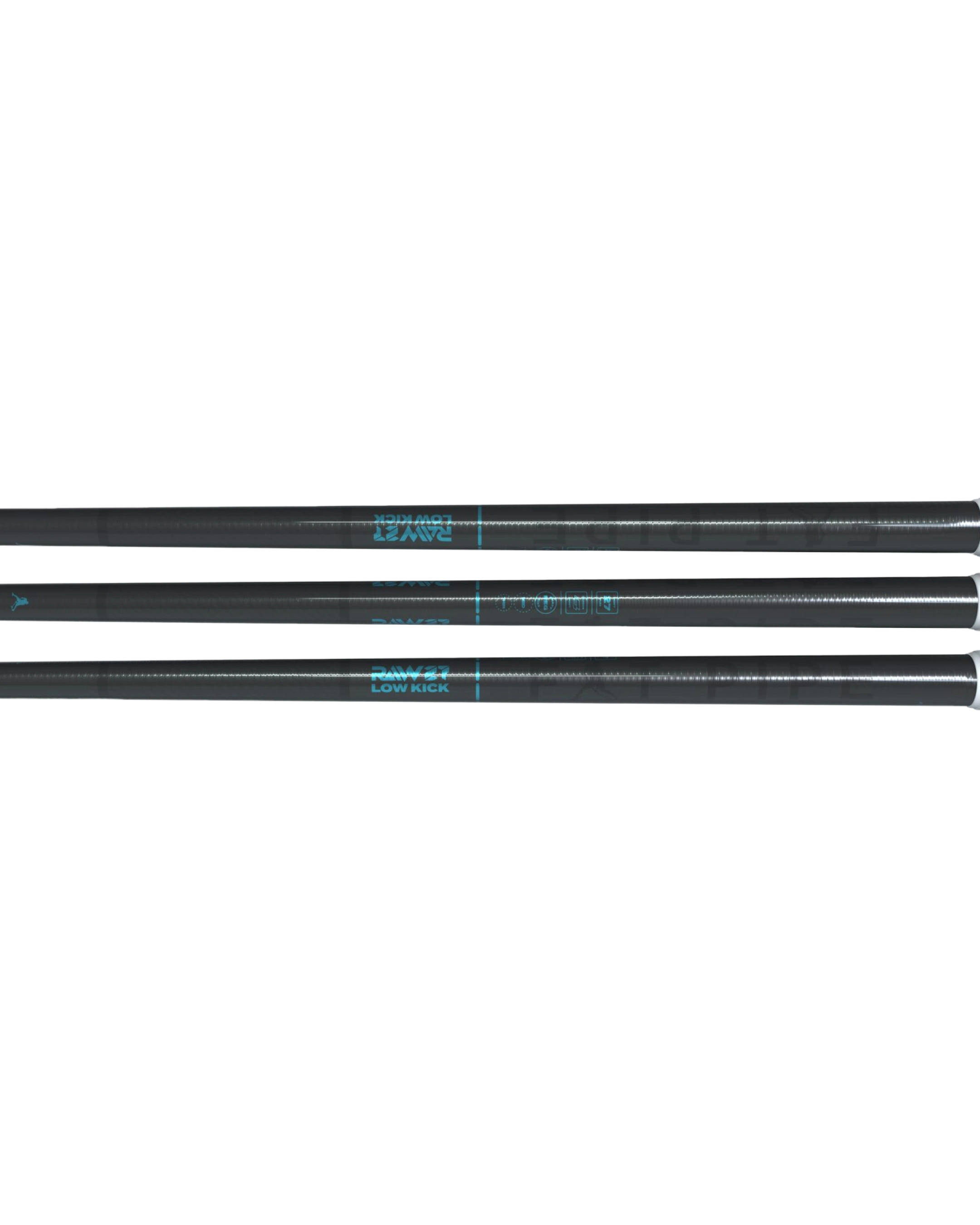 RAW 27 LOW KICK SILK SLICKS BLACK/BLUE 26/27