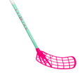 Mint och magenta innebandyklubba