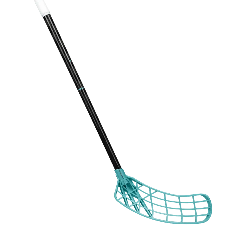 Svart och lagunblå innebandyklubba