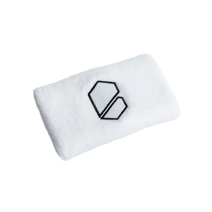 Svettarmband vitt