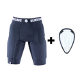 Svarta kompressionsshorts+kupa