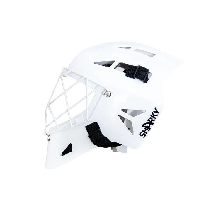 Sharky Goalie Mask White